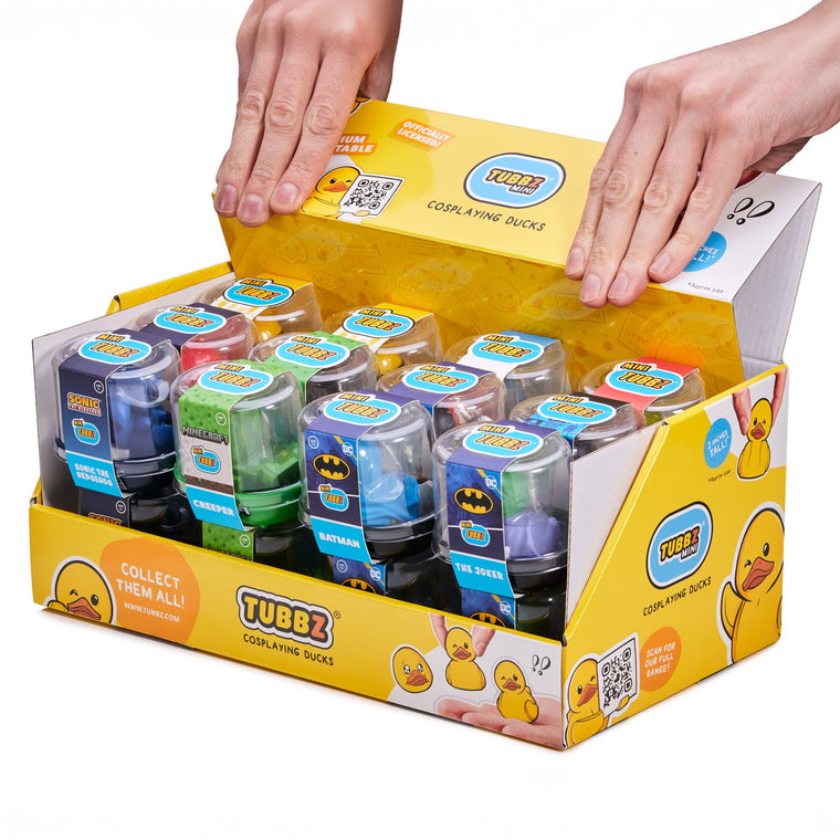 TUBBZ MINI Collectibles CDU – 24 Unit Pre-Pack (Top-Selling Mix)