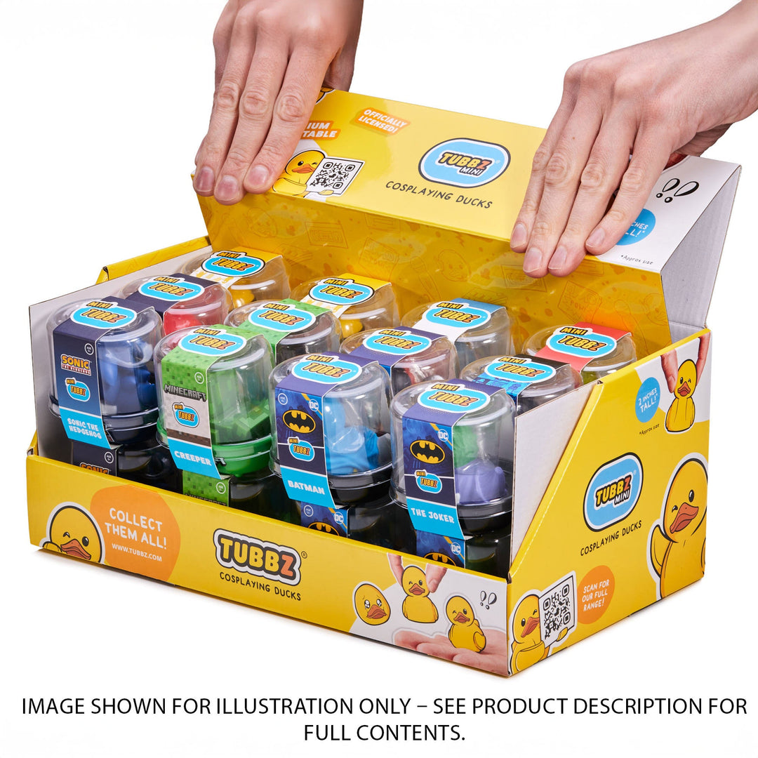 TUBBZ MINI Collectibles CDU – 24 Unit Pre-Pack (Movie Mix)