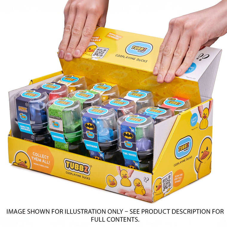 TUBBZ MINI Collectibles CDU – 24 Unit Pre-Pack (Movie Mix)