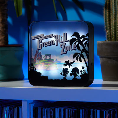 Official Sonic the Hedgehog ‘Green Hill Zone’ Acrylic Desk Lamp / Wall Light