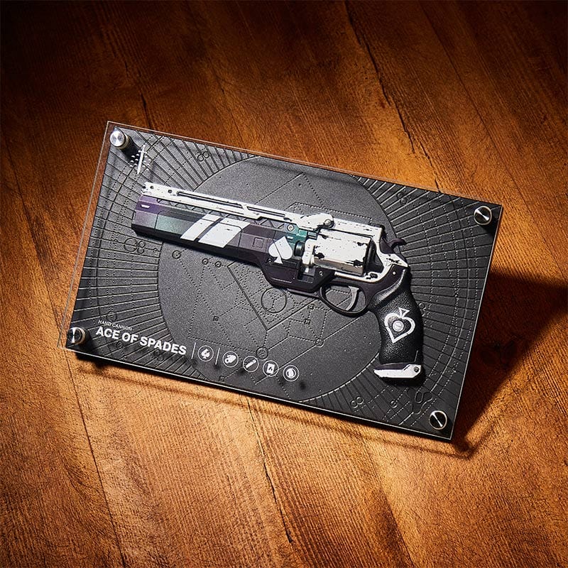 Destiny Exotic Armory Collection 'Ace of Spades' Hand Cannon Replica W – US  Numskull Trade