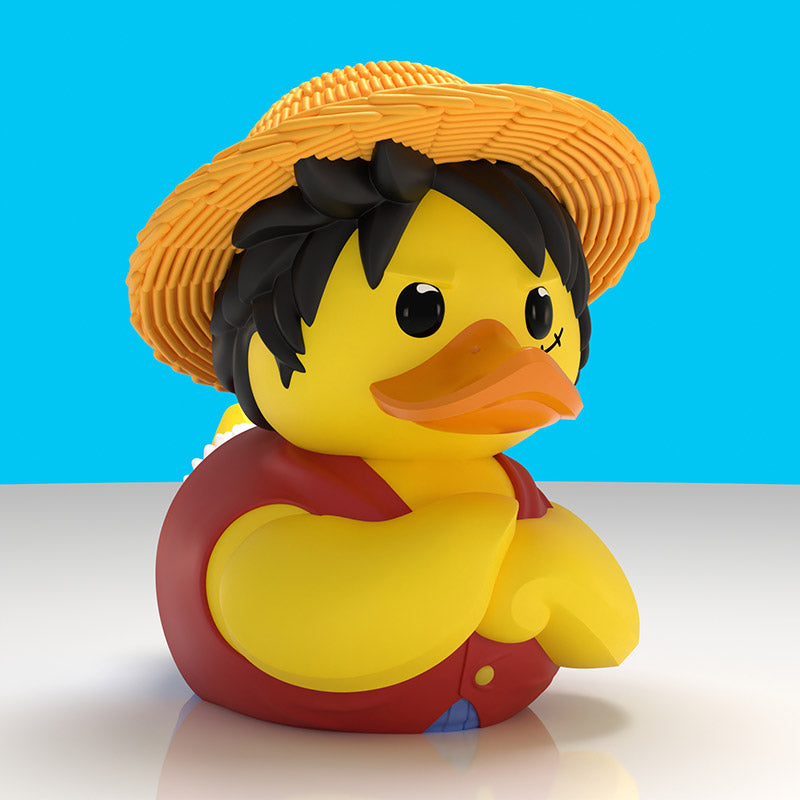 One Piece Monkey D. Luffy Boxed Edition TUBBZ, facing right, straw hat and red waistcoat