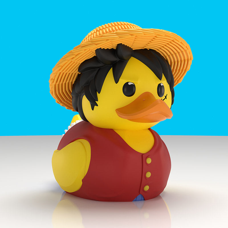 One Piece Monkey D. Luffy Mini TUBBZ, facing right, straw hat and red waistcoat