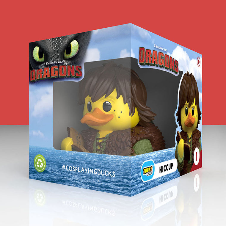 How to Train your Dragon Hiccup TUBBZ Boxed Edition collectible duck, front view