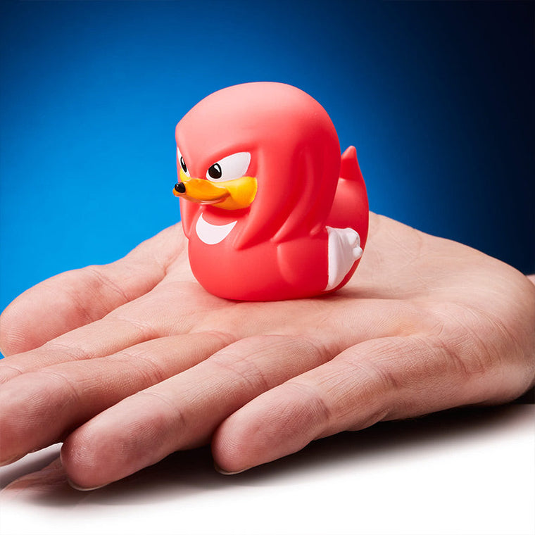 Sonic the Hedgehog Knuckles TUBBZ Mini Edition collectible duck, main product image