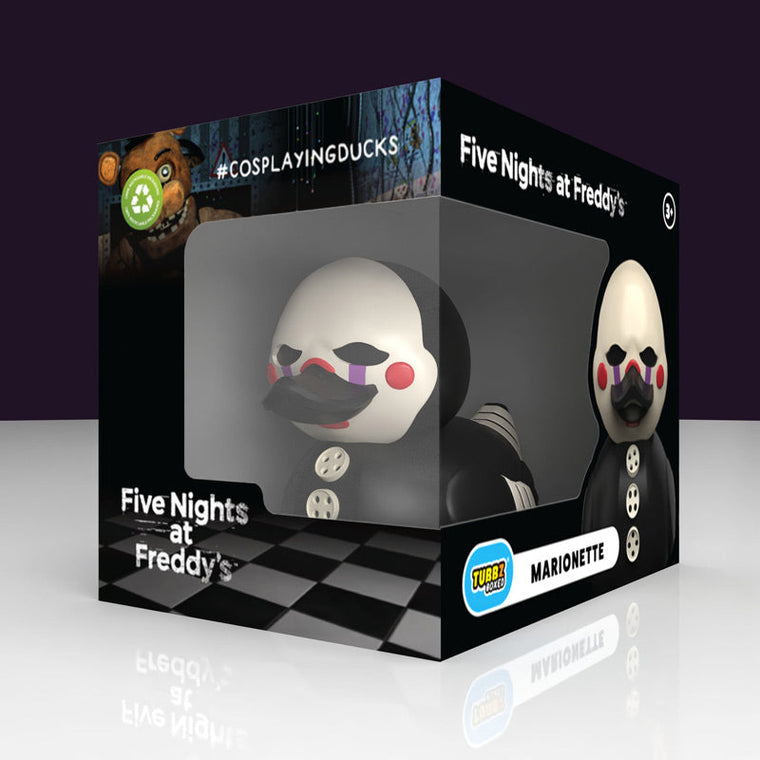 Five Nights At Freddy's Marionette TUBBZ Boxed Edition collectible duck, main product image