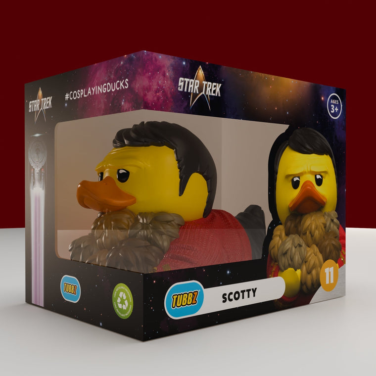 Star Trek Scotty TUBBZ Boxed Edition collectible duck, main product image