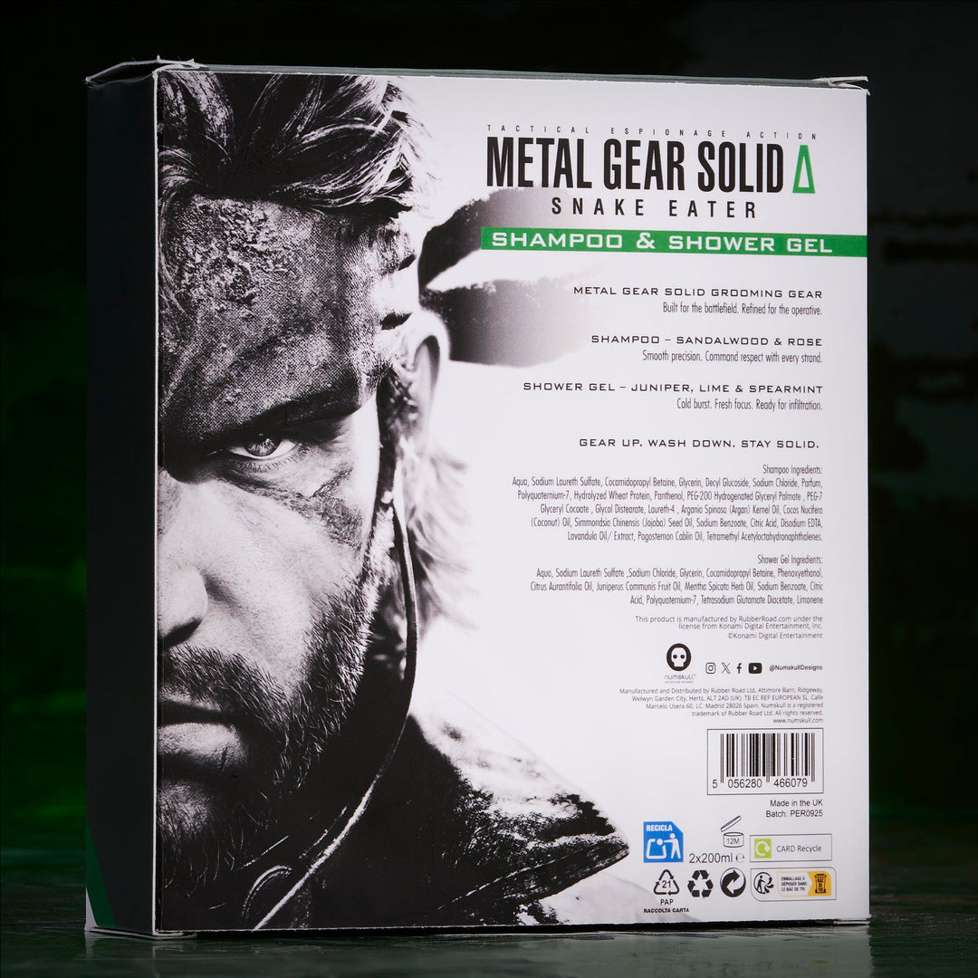 Metal Gear Solid Gift Set (Shower Gel & Shampoo)