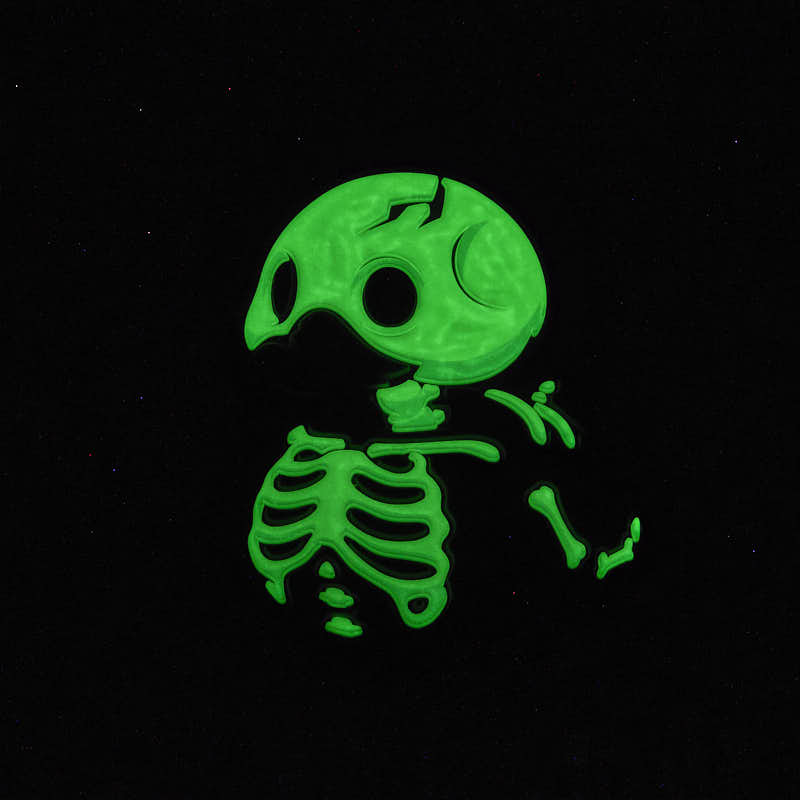 Numskull: Skeleton (Glow in the Dark) TUBBZ Pin (Rubber)