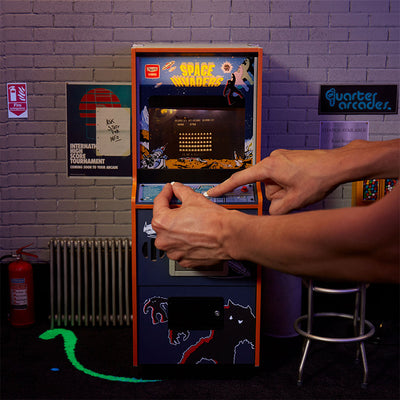 Official Space Invaders Quarter Size Arcade Cabinet