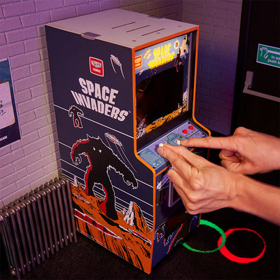 Official Space Invaders Quarter Size Arcade Cabinet