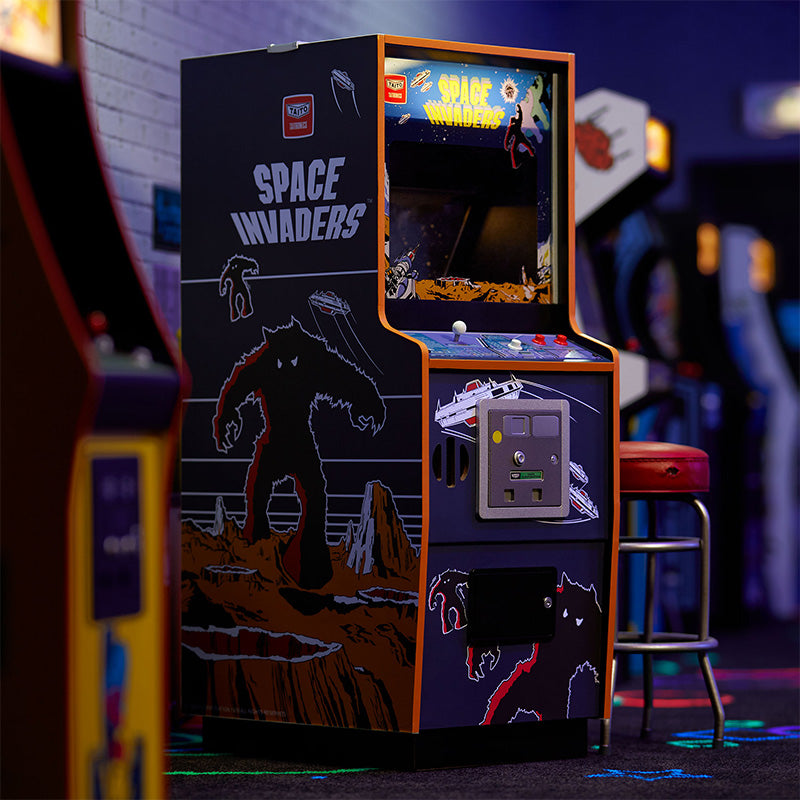 Official Space Invaders Quarter Size Arcade Cabinet