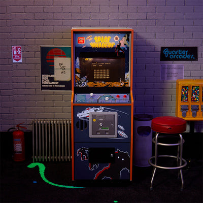 Official Space Invaders Quarter Size Arcade Cabinet