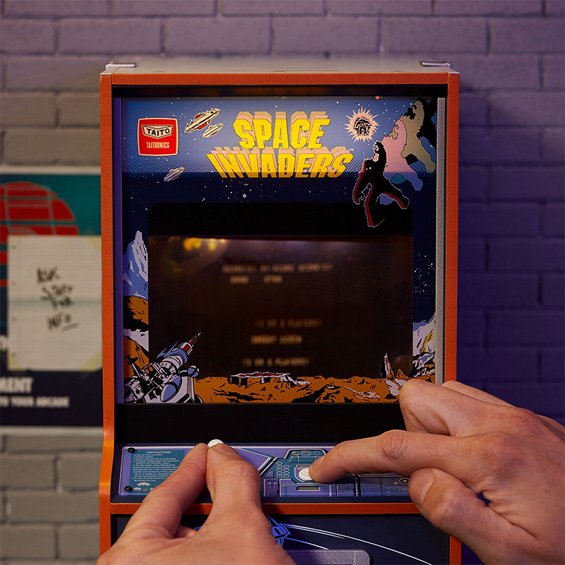 Official Space Invaders Quarter Size Arcade Cabinet