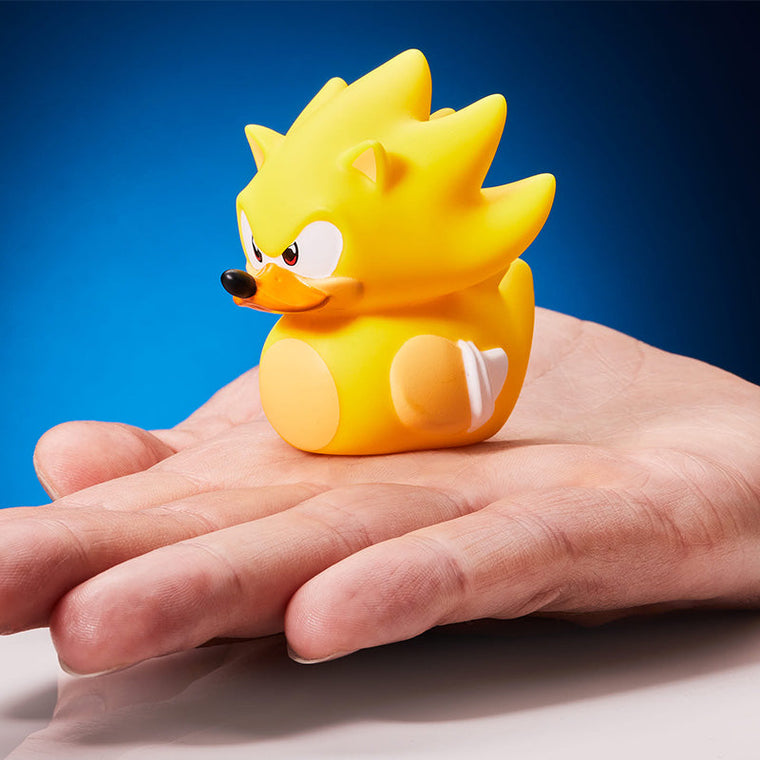 Sonic the Hedgehog Super Sonic Mini TUBBZ collectible duck, main product image