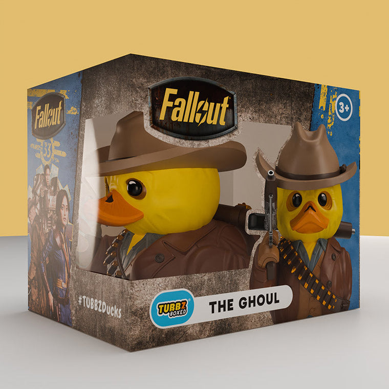 Fallout TV The Ghoul TUBBZ Boxed Edition collectible duck, front view, photo 1