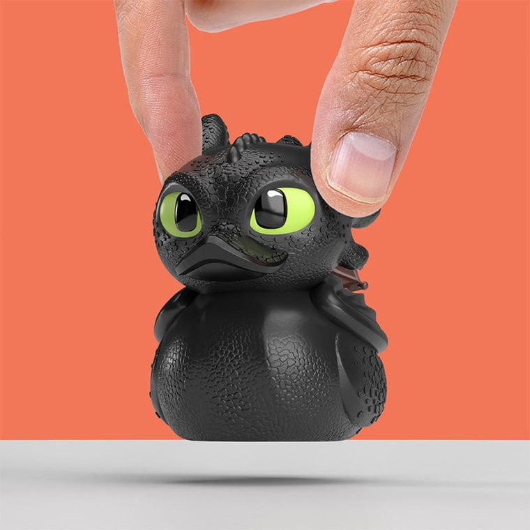How To Train Your Dragon Toothless TUBBZ Mini Edition collectible duck, main product image