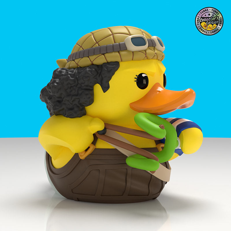 One Piece Usopp Collector's Edition TUBBZ, shown with its limited-edition sticker