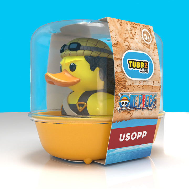 One Piece Usopp Mini TUBBZ, in its clear-dome mini bathtub packaging