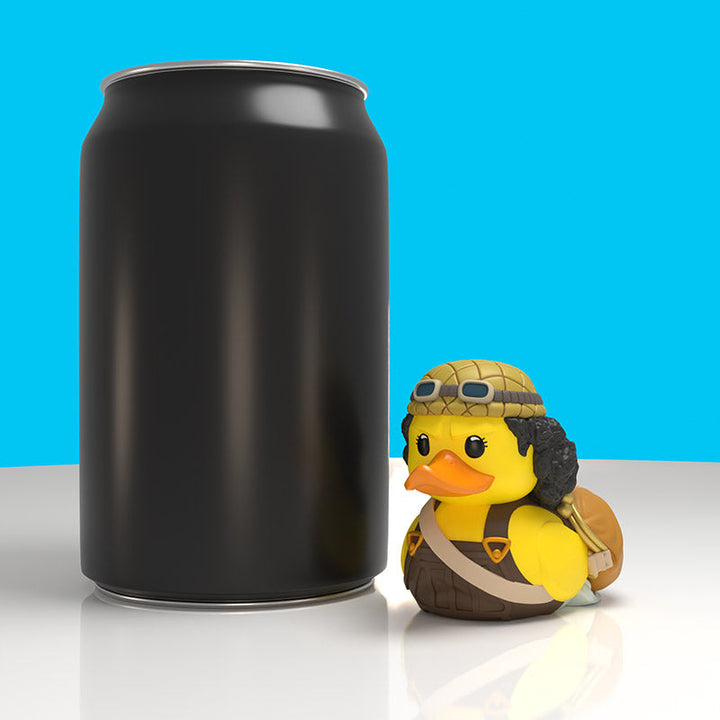 One Piece Usopp Mini TUBBZ, beside a drinks can to show its mini size