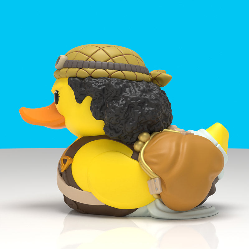 One Piece Usopp Mini TUBBZ, side profile with long nose and brown satchel
