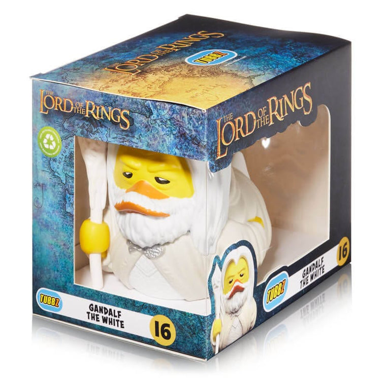 Lord of the Rings Gandalf the White TUBBZ Boxed Edition collectible duck, front view