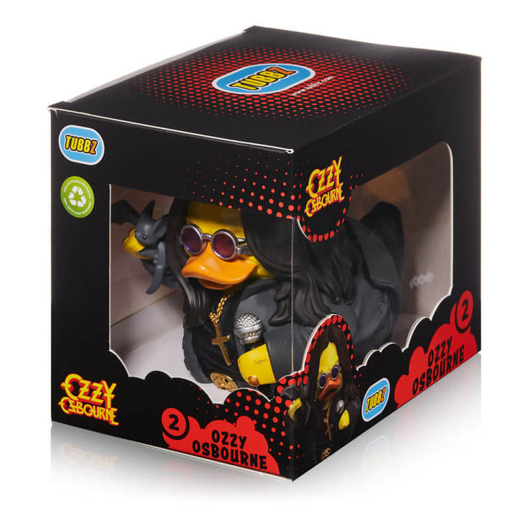 Ozzy Osbourne TUBBZ Boxed Edition collectible duck, front view